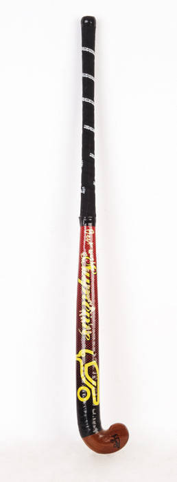 RIC CHARLESWORTH (hockey player & coach), signature on "Kookaburra" hockey stick.