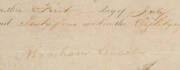 ABRAHAM LINCOLN (1809-1865): 16th President of the United States of America; Signature on Military Appointment of George A.Mursick to Assistant Surgeon of Volunteers (9th Oct.1863). Dr.Mursick was quickly promoted to Surgeon in charge of United States Arm