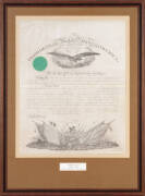 ABRAHAM LINCOLN (1809-1865): 16th President of the United States of America; Signature on Military Appointment of George A.Mursick to Assistant Surgeon of Volunteers (9th Oct.1863). Dr.Mursick was quickly promoted to Surgeon in charge of United States Arm - 2