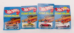 MATTEL: Hot Wheels Group 1969-78 'Flying Colors' Including Space Racer (7); And, Auburn 852 (10).&nbsp;All Mint in original cardboard packaging. (7 items)
