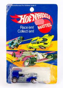 MATTEL: Hot Wheels Die-Cast Metal 1972 'Superfine Turbine' Blue (6004). Mint condition in original packaging.