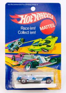 MATTEL: Hot Wheels Die-Cast Metal 1973 'Sweet 16' Blue (6007). Mint condition in original packaging.