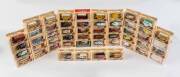 LLEDO: Group of 'Models of Days Gone' including Harold L. Bennett Insurance Car; And, Famous of Cheltenham Van. All Mint in original cardboard boxes. (56 itmes) 