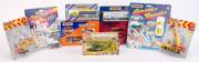 MATCHBOX: Group of Model Cars Including Graffic Traffic (GF-130); And, Road Riders Harley-Davidson (76240); And, 'Battle Kings' Kaman Seasprite (K-118). All mint in original cardboard packaging. (81 items)