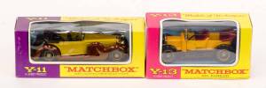 MATCHBOX: Group of  'Models of Yesteryear' All 1911 Daimler (Y-13); And, One 1938 Lagonda Drophead Coupe (Y-11). All Mint in original cardboard packaging. (20 items)