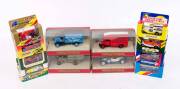 MATCHBOX: Group of Model Cars Including 'Models of Yesteryear' 1922 Foden Steam Wagon (Y-27); And, 'Models of Yesteryear' 1931 Stutz Bearcat (Y-14); And, 'AFL Club Car Collectible' Model A Ford (MB38) West Coast Eagles. All mint in original cardboard pack