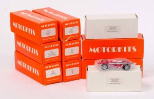 MOTORKITS: Group of Model Car Hobby Kits. Some mint and unbuilt in original cardboard packaging. (33 unbuilt & 15 built)