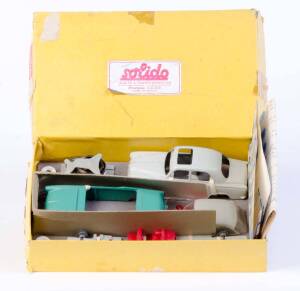 SOLIDO: Junior 2 car set Jouets a transformations demontable. In original cardboard box with labels see image for condition. (1 items)