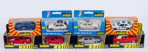 SOLIDO: 1:43 A Group of Model Cars Including Bentley Continental (1512); And, Camaro Racing (1509); And, Rolls Royce Corniche (1511). All mint in original cardboard packaging