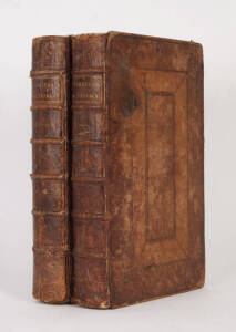 "Cyclopaedia: or an Universal Dictionary of Arts and Sciences" in two volumes by Chambers [2nd Edition, London, 1738]. Fair/Good condition. {The Cyclopaedia was one of the first general encyclopedias to be produced in English}.