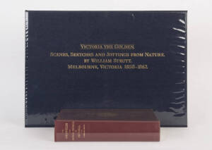 "The Goldfields & Mineral districts of Victoria" by R.Brough Smyth [Queensberry Hill Press 1979] facsmilie edition of 1000 copies; "Victoria The Golden. Scenes, Sketches & Jottings from Nature by William Strutt. Melbourne, Victoria 1850-1862" [Melbourne 1