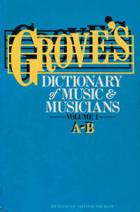 Balance of the collection of books on Art and music. Noted: "Groves Dictionary of Music and Musicians", paperback 5th edition. Fair to VG condition.