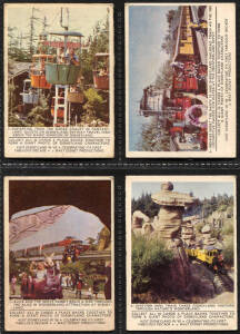 1965 Scanlens "Disneyland" complete set [66]; plus Disneyland magazines (6). Fair/G.