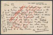 1910 (Aug 26) Blackpool-Southport Monthly Tariff Reform PPC inscribed "Carried by Aeroplane Mail/.../by C Grahame-White." with printed propaganda message overprinted in red - 2