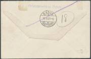 1926 (Dec 7) Switzerland-South Africa registered cover carried by Walter Mittelholzer & Hans Hartmann in the Dornier seaplane CH-I7I with Airmail 1fr tied 'Z&Atilde;&fnof;&Aring;&ldquo;RICH/28XI26/FLUGPOST' d/s, 'Z&Atilde;&fnof;&frac14;rich 3 Bahnhof' R label & illustrated '[Seaplane] 1926 NOVEMBE - 2