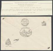 1927&nbsp;(June)&nbsp;United States-Germany&nbsp;per&nbsp;Clarence Chamberlin&nbsp;in the&nbsp;Wright-Bellanca&nbsp; "Columbia", illustrated commemorative cover with photo & facsimile signatures of&nbsp;Chamberlin&nbsp;& his benefactor & passenger&nbsp;Charles Levine, German Airs 10pf & 15pf cancelled on - 2