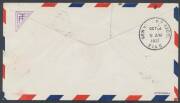 1928 (Dec 20) Deception Island-Antarctica per Sir Hubert Wilkins & Carl Ben Eielson with Falklands 1d just tied by 'Wilkins Antarctic/Deception/Island/Expedition' cachet in green & 'PORT STANLEY/29OC/30/FALKLAND ISLANDS' cds, - 2