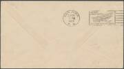 1929&nbsp;(Sep 28)&nbsp;Suriname-Puerto Rico per&nbsp;Charles Lindbergh&nbsp;with Suriname stamps tied by flight cachet in violet & 'EERSTE LUCHTPOST/...' h/s in green, San Juan airmail slogan b/s, signed "Charles A Lindbergh" & "Anne M Lindbergh". - 2