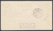 1930&nbsp;(Apr 19)&nbsp;Rome-Alexandria&nbsp;with superb 'ROMA FERROVIA/POSTA AEREA' cds 7 2-line h/s, Alexandria arrival b/s. Only 5 flown. - 2