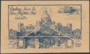1931 (April 25) Calcutta-Rome Aero Philatelic Club of Calcutta illustrated cover carried on the First Experimental Australia-England flight in the 'Southern Cross' with India KGV &frac12;a, 1&frac12;a x2, 3a & 4a tied 'CALCUTTA GPO/1MAY31' d/s and 'ROMA/19V/31' arrival - 2