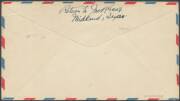 1934 (Nov 24) Chicago-Midland (Texas) per Charles Ulm in his Airspeed Envoy "Stella Australis", usage of US 6c Airmail Envelope cancelled on arrival at Midland, typed endosement signed "CTP Ulm", - 2