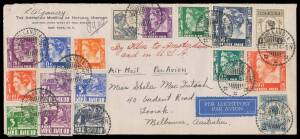1939 (Feb 23) Hollandia-Amsterdam-USA-Hong Kong-Melbourne (Around The World) The American Museum of Natural History cover sent & signed by Lewis A Yancey navigator on the Archbold Expedition PBY5 Catalina Flying Boat NC777 'Guba II' endorsed "By KLM to Am