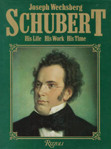 MUSIC: Impressive assortment of books on music, musicians, composers, & opera. Many hardcovers on Schubert, Mozart, Hollywood musicals, Theatre etc. VG condition.