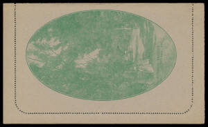 Letter Cards - LETTER CARDS: 1923-24 1&frac12;d Perf 12&frac12; Emerald "BOTANIC GARDENS/PORTLAND VIC", [BW: LC51(15C)] CTO at GPO MELBOURNE 19 Dec.1923 for UPU distribution. Superb. Cat.$300