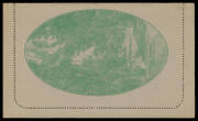 Letter Cards - LETTER CARDS: 1923-24 1&frac12;d Perf 12&frac12; Emerald "BOTANIC GARDENS/PORTLAND VIC", [BW: LC51(15C)] CTO at GPO MELBOURNE 19 Dec.1923 for UPU distribution. Superb. Cat.$300