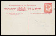 Australian Colonies - Queensland Fleet Card CTO (rare thus but stupidly addressed), Victoria STO Envelopes 1901 1d rose for Shire of Colac and 1892 2d rose Error of Colour, & a few covers, condition variable. (9 items)
