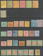 VICTORIA - CANCELLED TO ORDER: All-different selection with Large Stamp Duty x10 values to &pound;10 (Cat &pound;850), Small Stamp Duty x11 values to 2/- x2 (these are very scarce), No 'POSTAGE' x5 values to 1/-, KEVII &pound;2 (superb!), and Postage Dues Red & Green set t - 2