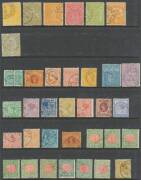 VICTORIA - CANCELLED TO ORDER: All-different selection with Large Stamp Duty x10 values to £10 (Cat £850), Small Stamp Duty x11 values to 2/- x2 (these are very scarce), No 'POSTAGE' x5 values to 1/-, KEVII £2 (superb!), and Postage Dues Red & Green set t - 2