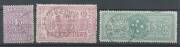 VICTORIA - CANCELLED TO ORDER: 1884-96 Large Stamp Duty 2/6d to &pound;100 between SG 260 & 292a missing only the &pound;5, large-part o.g., Cat &pound;3300+. Rarely offered as a "set". [The Gibbons prices for all values in this series are for CTO stamps. Postally used exa - 2
