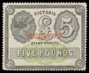 VICTORIA - REPRINTS: Selection comprising Half-Lengths Imperf 1d & 2d and Perf 3d, Queen on Throne Imperf 1d 2d & 6d, Imperf 1/- Octagonal, Beaded Ovals 3d blue & 4d, Netted Corners 1d, Laureates 3d yellow, 8d orange, 10d grey & 1/-, Bell ½d 1d & 1/-, Nai
