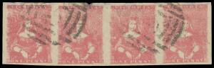 HALF-LENGTHS - Unsorted selection in packets & on stockcards comprising 1d x50, 2d x32 + a forgery & 3d x38, several scarce multiples including 1d blocks of 4 & 5, condition very mixed but many are fine &/or attractive, a few are possibly unused. High cat
