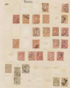 HALF-LENGTHS - Balance of the Half-Lengths on album pages & Hagners comprising 1d x69, 2d x11 & 3d x97, a few multiples including 1d strips of 3 & 4, again condition is very mixed but many are fine &/or attractive; also 3d forgeries sheet of 50. High cata - 2