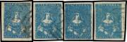 HALF-LENGTHS - CAMPBELL & FERGUSSON PRINTINGS: 3d shades between SG 29 & 31d singles x33 & a pair, all with full margins & generally very fine, Cat &pound;1750 approximately. (33)