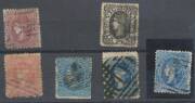 BEADED OVALS - Selection on leaves etc with a good range of 3d blue shades including strip of 3 & a very fine example on Laid Paper, 3d maroon x12 (one apparently unused), 4d array including strips of 4 x2 & an imperforate single, etc, also some 1d "Nette - 2