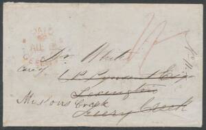 POSTAL HISTORY - 1853 page from a "Government Gazette" with notice of 25.10.1853 stating "...in consequence of the altered nomenclature of the positions of many of the Post Offices in Victoria, it is proposed from the 1st January [1854] to adopt the most 