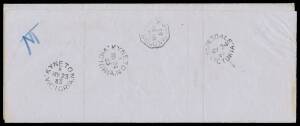 TPOs: MELBOURNE-SANDHURST/BENDIGO 1865-1927 - DOWN TRAIN 4: Type 3 (Small Octagon with 'GM4' Error) large-part b/s of MY24/83 on OHMS Justice of the Peace lettersheet to "Coliban Park" with 'KYNETON' arrival b/s, "Elphinstone" added to the address & forwa