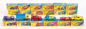 MATCHBOX: Group of 1970s 'Superfast', 'Rola-matics' I Style Model Cars Including Beach Hopper (47); And, Flying Bug (11); And, Soopa Coopa (37). Most mint, all in original cardboard packaging. (52 items) 