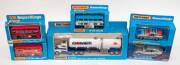 MATCHBOX: Group of 'Superkings' Including Tanker Truck (K103); And, Bus (K 15); And, Porsche 944 (K 98). Most mint, all in original cardboard packaging (6 items)