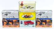 MATCHBOX: Group of 'Models of Yesteryear' Cars Including 1932 Ford AA Fire Engine (YFE06); And, 1922 Foden Steam Wagon (Y 27); And, 1939 Bedford Tanker for Belrose Volunteer Bush Fire Brigade (YFE04/B). All Mint in original cardboard packaging. (34 items)