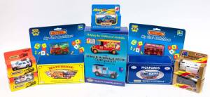 MATCHBOX: Group of Model Cars Including 1996 Ronald McDonald House Camp Quality Collectors Set; And, My First Matchbox (LL-113); And, 1931 Morris Courier Van (Y-31). Most mint, all in original cardboard packaging. (40 items)