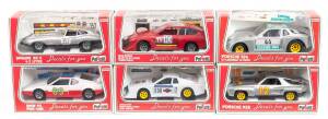 POLISTIL: 1:25 Group of Model Cars Including Alfa Romeo Alfetta GTV 2000 Turbo Delta (SN05); And, Jaguar XK-E 4.2 Litre (SN02); And, BMW M1 Pro-Car (SN04). Most mint, all in original cardboard packaging. (15 items)