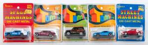 TOMICA: Group of Blister Packs Including Mitsubishi Pajero (69); And, BMW 320i (F43); And, 'Mean Machines' Chevrolet Camaro Z28 (F34). Most mint all on original cardboard cards. (159 items)