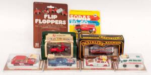 Group of Miscellaneous Model Cars Including MAJORETTE: Mini Bus (262); And, TOMY: Australia Post Collectors Model PMG Scooter (2); And, YATMING: 'Sodas To Go' Coca Cola Truck (9619). Most mint in original packaging (47 items)