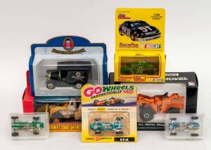 Miscellaneous Group of Model Cars Including ZYLMEX: Routemaster DMS 588; And, SHINSEI: Tractor Shovel; And, ERTL: 'Mighty Movers of the World' International 560 Wheel Loader