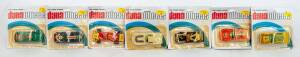 ZEE: Group of 'Dart Wheels' Blister Packs Including Porsche Targa; And, Ferrari 312 B3; Jaguar E4.2. All mint in original cardboard packaging. (22 items)