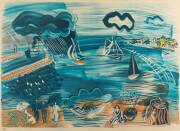 RAOUL DUFY (1877-1953) Bathers with Sailing Boats